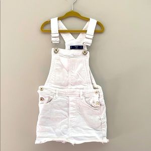 Mango Kids White Denim Dress